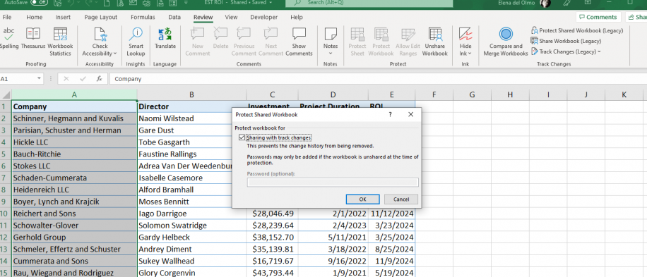 How to Track Changes in Excel Step by Step Protect Shared Workbook